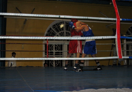 В городе в матчевой встрече по боксу сошлись сборные Севастополя и Туркменистана