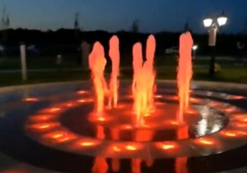 В Крыму открыли первый светодинамический фонтан
