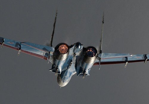 В Крыму Су-27 по тревоге подняли в воздух для проверки боеготовности