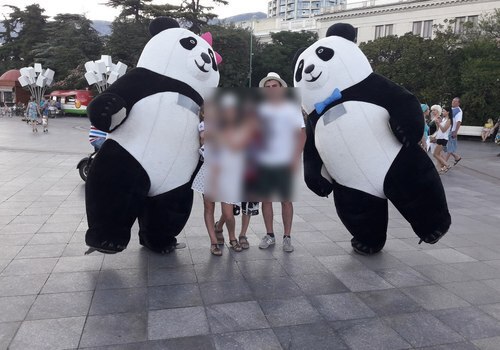 Крымские "панды" обдирают туристов как липок СКРИНШОТ