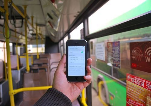 В городах Крыма будут ездить "умные" автобусы с электронным табло, Wi-Fi и зарядкой для телефонов