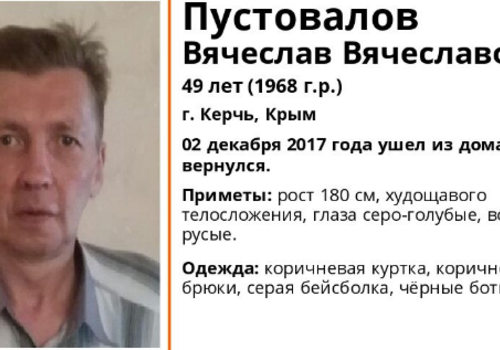 В Крыму пропал мужчина – ФОТО, ПРИМЕТЫ