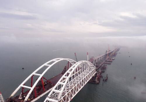 Автодорогу к Крымскому мосту будут использовать уже в мае 2018 года