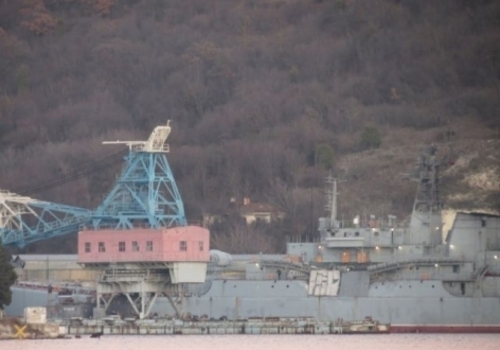 Корабль Черноморского флота столкнулся в Эгейском море с сухогрузом ФОТО