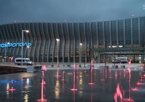 Появилось видео нового терминала аэропорта Симферополь — то, что видел только Путин