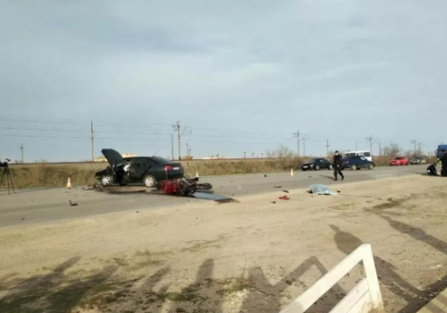 Жуткая авария на Евпаторийской трассе: автомобиль снес мотоциклиста, мужчина скончался ФОТО, ВИДЕО