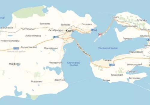 Крымский мост появился на "Яндекс.Картах"