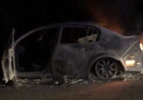 У крымчанина сгорел Renault, который он купил неделю назад