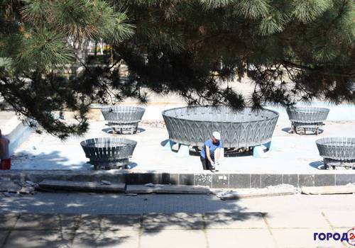 Началась реконструкция Светомузыкального фонтана в Феодосии ФОТО