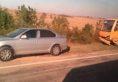 В Крыму произошло тройное ДТП с рейсовым автобусом ФОТО