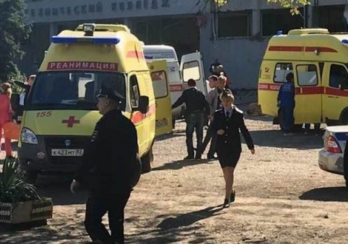 Подозреваемый найден застреленным на втором этаже керченского колледжа — РЕН ТВ