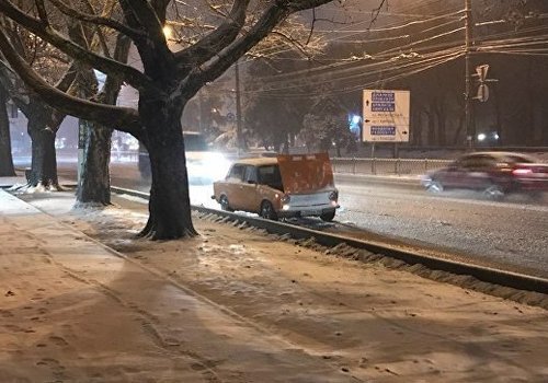 Во власти циклона: на Крым обрушился снегопад ФОТО