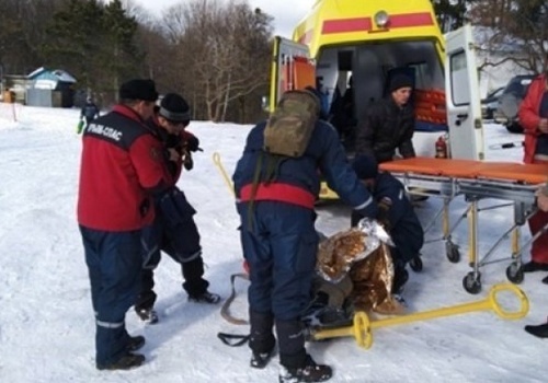 На Ангарском перевале сошла лавина: пострадал сноубордист ФОТО