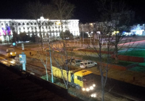 За ночь в центре Симферополя появилась новая дорога - ждут важных гостей? ФОТО