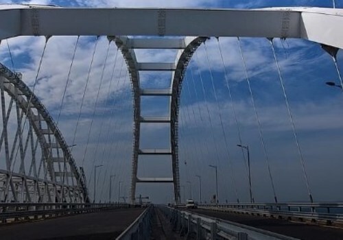 На Крымском мосту установили второй блокпост - со стороны Краснодарского края