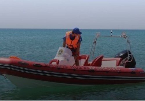 В Керченском проливе спасли 68-летнюю купальщицу