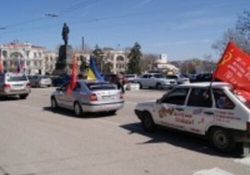 В Севастополе стартовал автопробег "Наша великая ПОБЕДА"