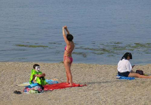 Море в Крыму пока теплее воздуха
