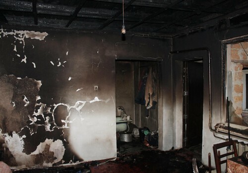 Тело мужчины нашли на пожаре в частном доме под Симферополем ФОТО
