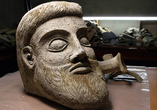  Глиняной голове, найденной в Керченском проливе, более двух тысяч лет