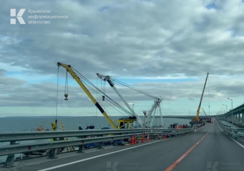 Движение по поврежденной части Крымского моста могут возобновить к Новому году