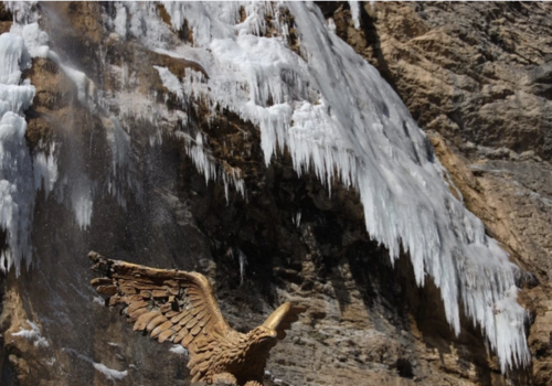 Пробуждение гиганта: в Крыму начал оттаивать водопад Учан-Су ФОТО, ВИДЕО