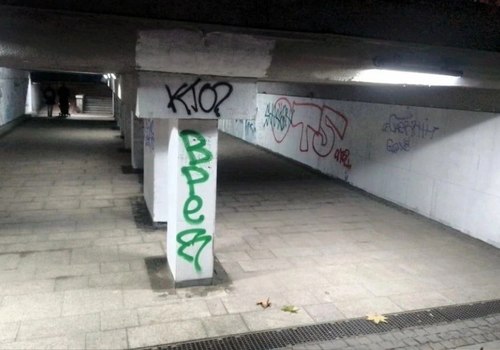 Смиферопольцы пожаловались на граффити в оживленном подземном переходе