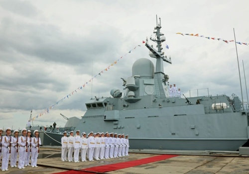 Новый ракетный корабль "Циклон" пополнил ВМФ России