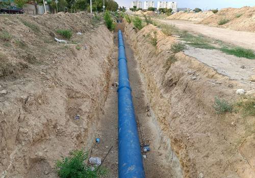 В Евпатории строят новую ветку водовода протяжённостью порядка 12 километров