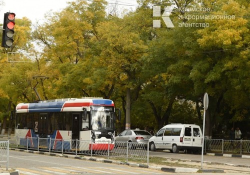 В Евпатории изменился режим работы трамваев